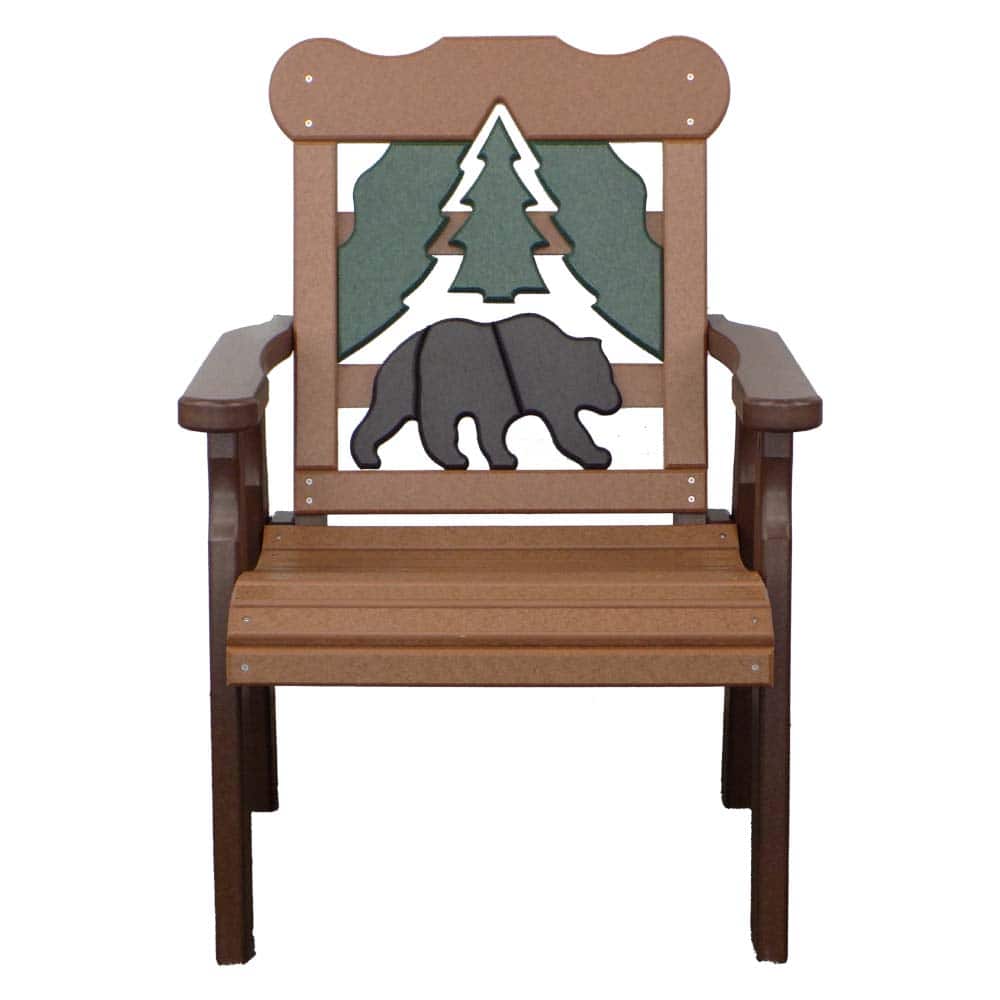 2 Non Gliding Bear Cutout &Amp;Amp;Ndash; Twin Hickory Rustics