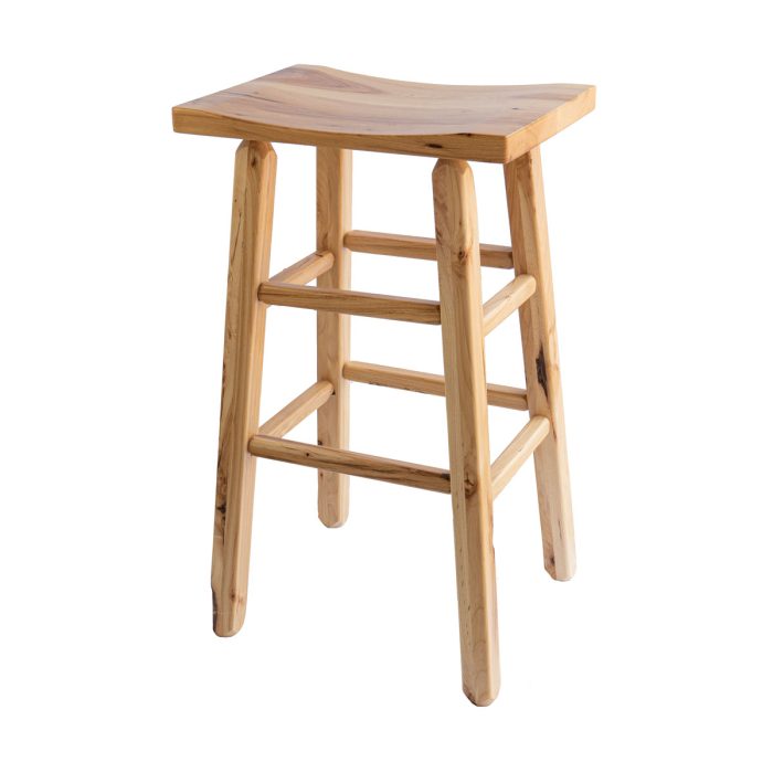 Hickory 30&Amp;Quot; Wave Bar Stool