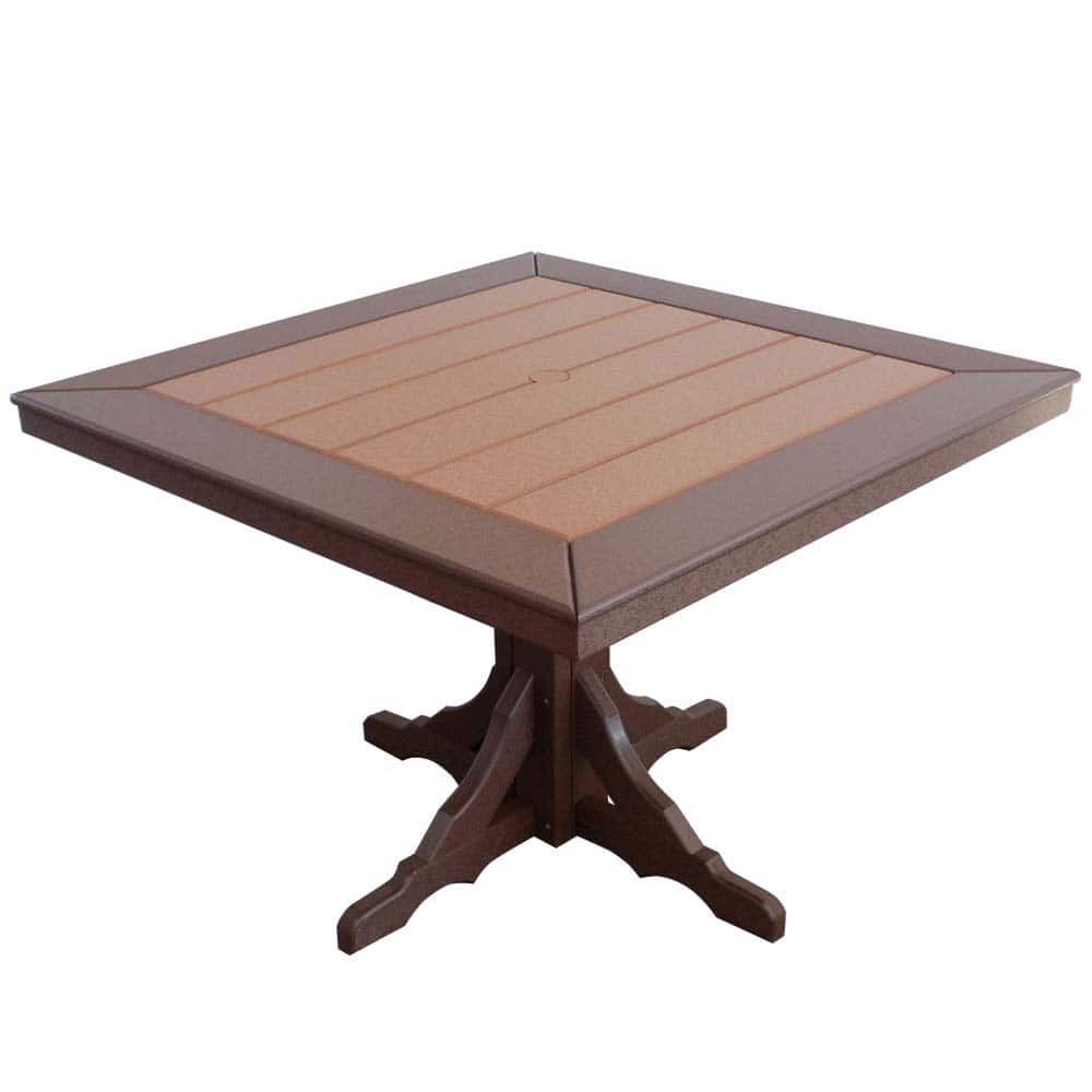 44 Square Dining Table 1023 Brown And Sequoia &Amp;Amp;Ndash; Twin Hickory Rustics