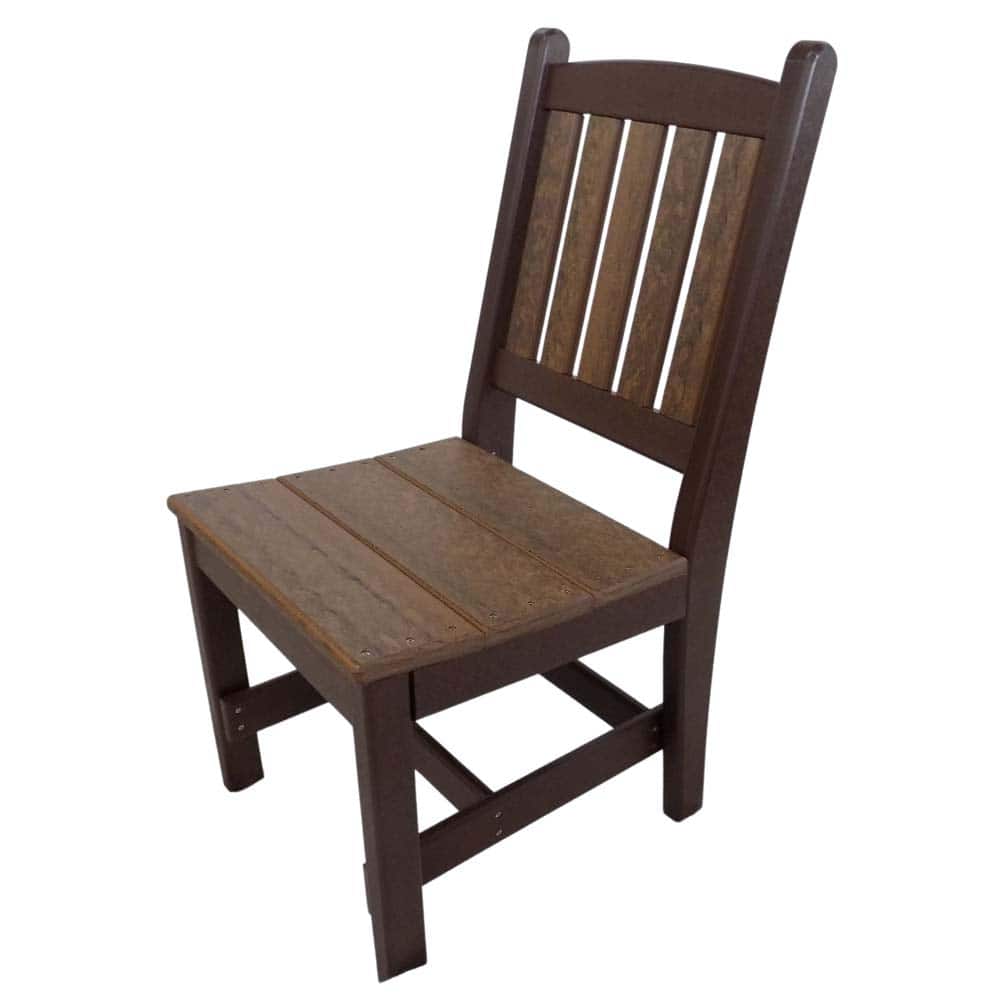 Dining Chair Brown Walnut &Amp;Amp;Ndash; Twin Hickory Rustics