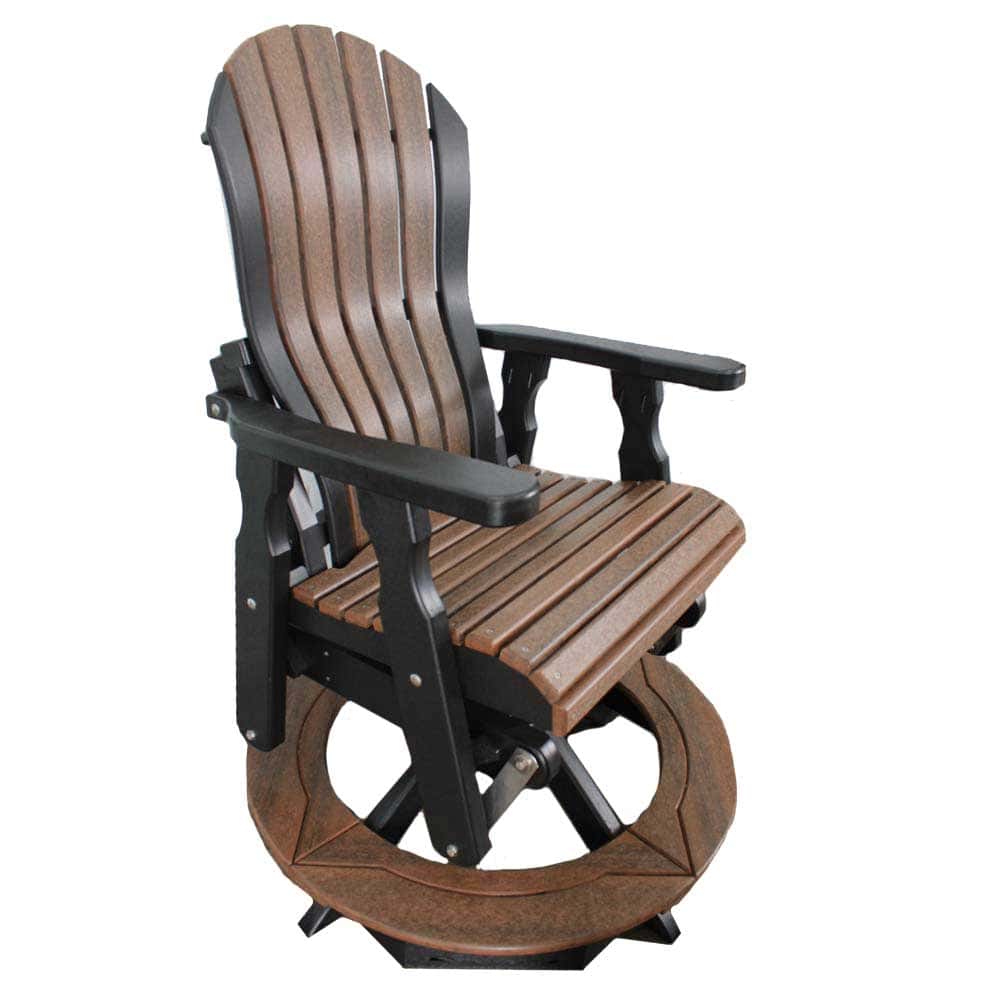 Counterheight Swivel Lumbar Fan &Amp;Amp;Ndash; Twin Hickory Rustics