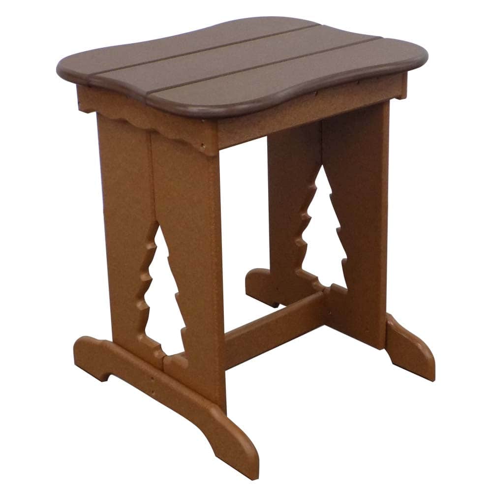 Pinetree Cutout Table 1017 3 Sequoiav And Brown &Amp;Amp;Ndash; Twin Hickory Rustics