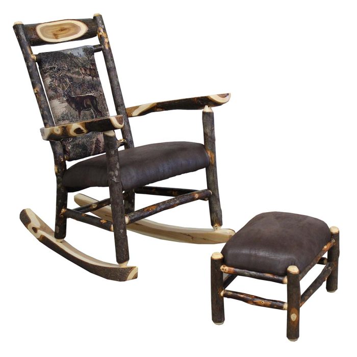 Rustic Hickory Rocking Chair